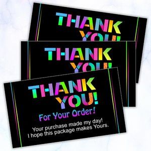 60 Thank You Cards